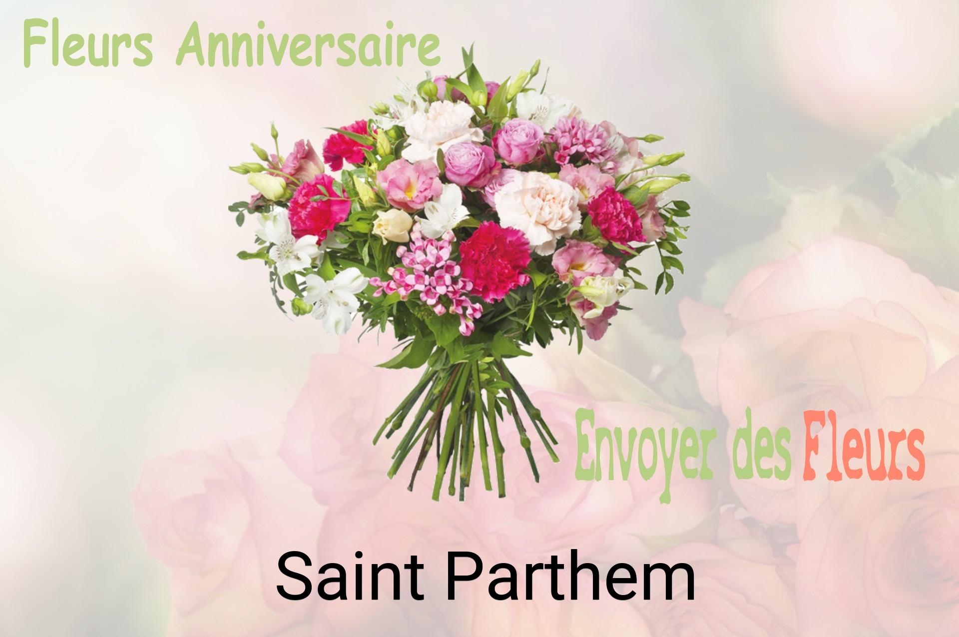 Bouquet de fleurs d’anniversaire livré à Saint-Parthem
