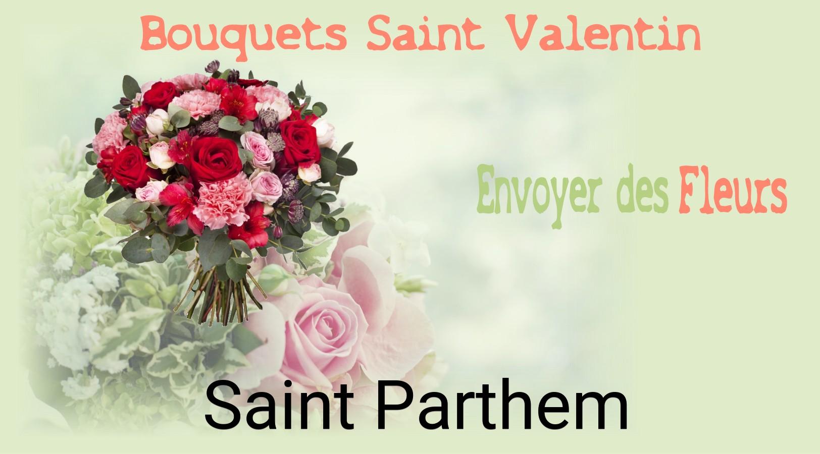 Roses de Saint-Valentin livrées à Saint-Parthem